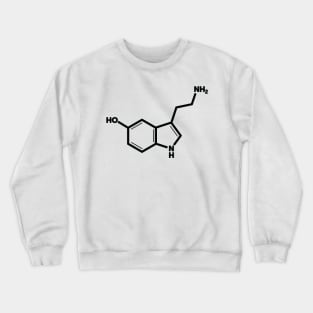 Serotonin - Black Crewneck Sweatshirt